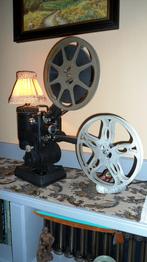 vintage projectorlamp, Huis en Inrichting, Lampen | Tafellampen, Gebruikt, Retro, Metaal, 50 tot 75 cm