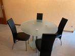 Gratis glazen tafel met stoelen, Huis en Inrichting, Ophalen