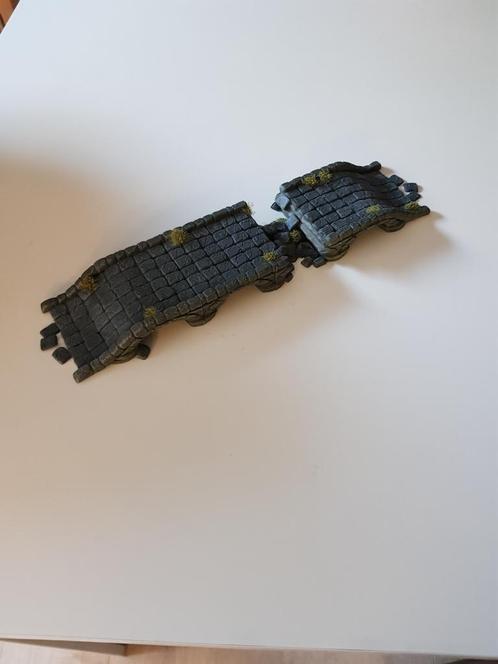 resin brug 28mm 1/56 tabletop terrein stuk, Hobby en Vrije tijd, Wargaming, Zo goed als nieuw, Ophalen of Verzenden