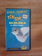 Vhs Tik Tak - oh oh een ei, Cd's en Dvd's, Alle leeftijden, Ophalen of Verzenden, Gebruikt