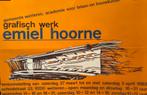 Emiel Hoorne - Grafisch werk. Gemeente Wetteren 1982 affiche, Ophalen of Verzenden
