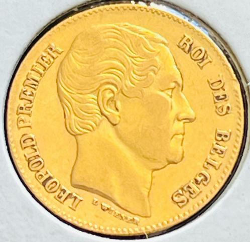 Munt 20 frank voor Leopold I 1865, Postzegels en Munten, Munten | België, Goud, Goud, Ophalen of Verzenden