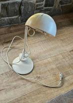 Witte bureaulamp. 55cm hoog. Draad 175cm, Ophalen of Verzenden, Zo goed als nieuw
