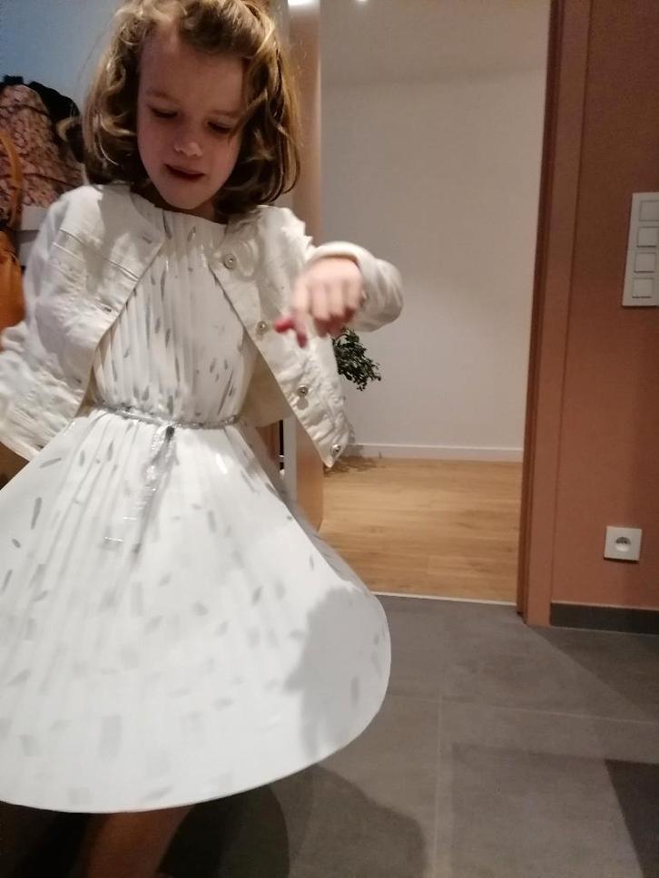 Communiekleedje, Enfants & Bébés, Vêtements enfant | Taille 116, Comme neuf, Fille, Ensemble, Enlèvement