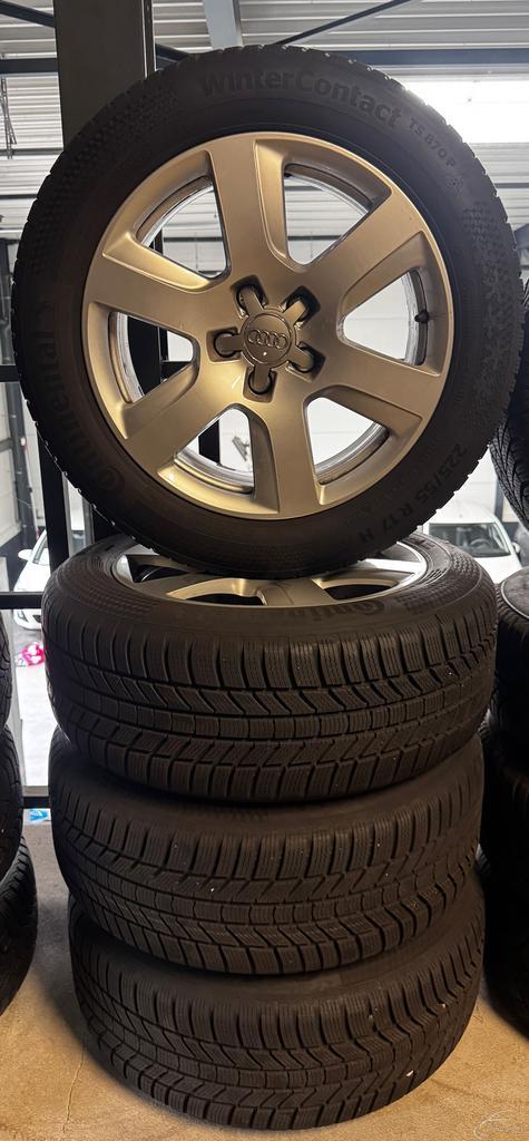 Originele Lichtmetalen Winterset Audi A6 2016 + Continental, Autos : Pièces & Accessoires, Pneus & Jantes, Pneus et Jantes, Pneus hiver