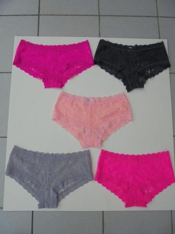Setje van 5 damesslips Hanky Panky maatje smal beschikbaar voor biedingen