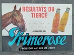 Blikken reclamebord Primerose ca 1960, Verzamelen, Ophalen of Verzenden, Zo goed als nieuw, Reclamebord