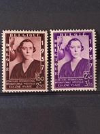 Belgique 457A-457B ** 1937, Timbres & Monnaies, Neuf, Enlèvement ou Envoi, Non oblitéré