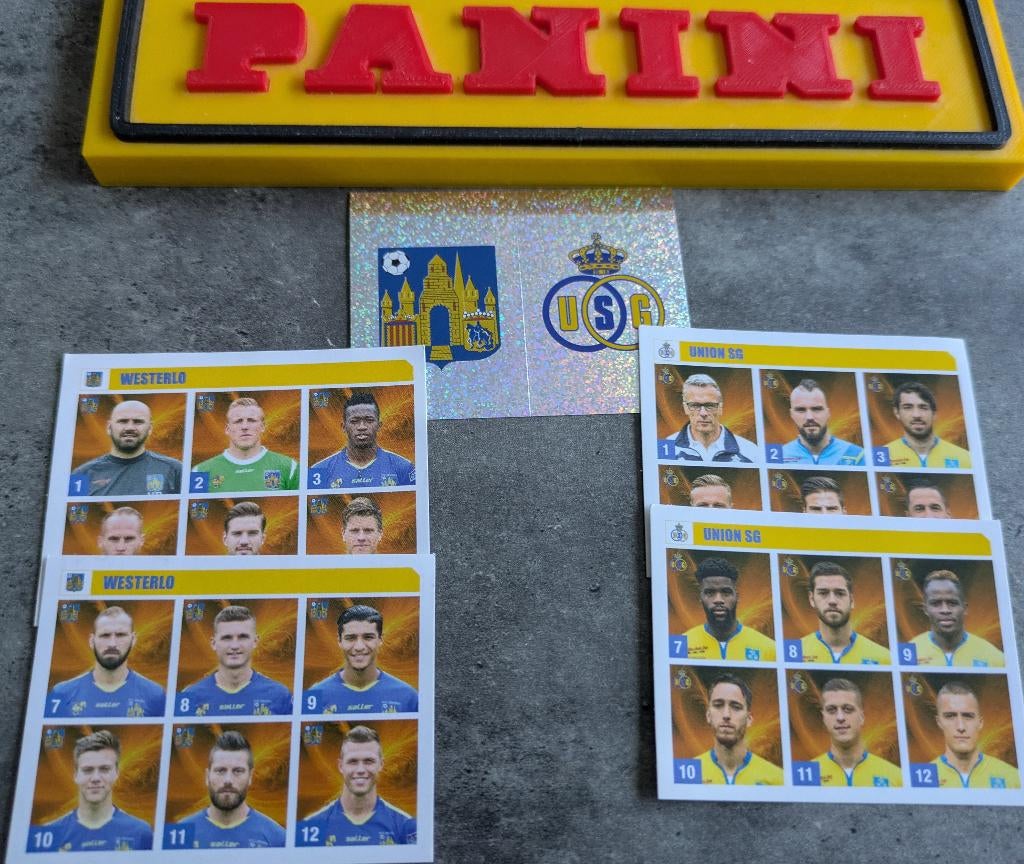 Panini FOOTBALL 2018 STICKERS 5X UNION SG / WESTERLO, Ophalen of Verzenden, Nieuw