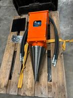 Nieuw hydraulische kegelsplijter drillkegel houtklover kraan, Tuin en Terras, Ophalen of Verzenden
