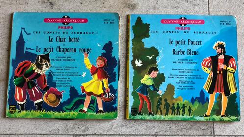 2 livres disque - contes de Perrault, Livres, Livres pour enfants | 4 ans et plus, Utilisé