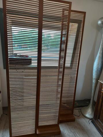 Tussenschermen mooi hout!!, Huis en Inrichting, Woonaccessoires | Kamerschermen, Ophalen, Zo goed als nieuw