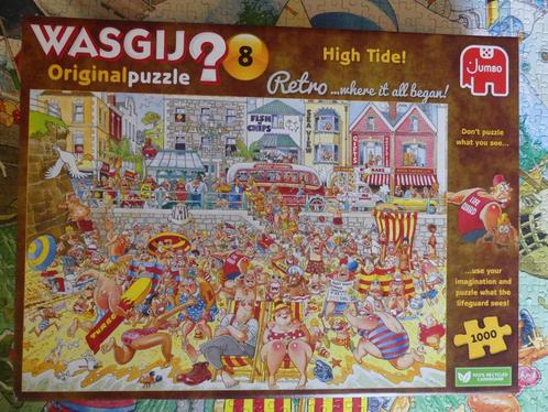 Puzzel Jumbo WASGIJ Where it all began : Vloed! - 1000 stuks, Hobby en Vrije tijd, Denksport en Puzzels, Zo goed als nieuw, Legpuzzel