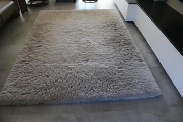 Superzacht lichtgrijs vloerkleed (tapijt), Gris, 200 cm ou plus, 150 à 200 cm, Enlèvement
