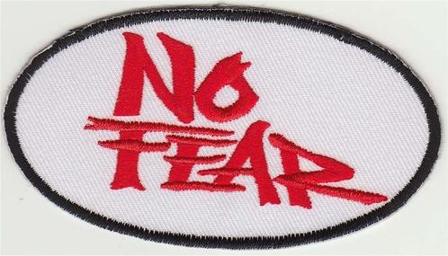 No Fear stoffen opstrijk patch embleem #2, Motos, Accessoires | Autocollants, Envoi
