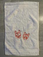 Gastendoekje met geborduurde maskers, Huis en Inrichting, Badkamer | Badtextiel en Accessoires, Ophalen of Verzenden, Nieuw, Overige kleuren