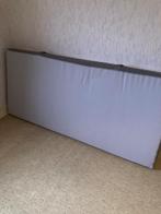 Ikea bed met foam matras 90 x 200 cm, Grijs, 90 cm, Gebruikt, Stof
