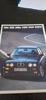 Folder BMW 3 reeks anno 1989, Boeken, Auto's | Folders en Tijdschriften, Ophalen of Verzenden, Zo goed als nieuw, BMW