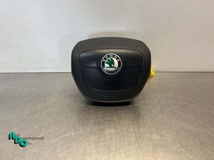 Airbag links (Stuur) van een Skoda Fabia (Fabia 08-), Auto-onderdelen, Overige Auto-onderdelen, Skoda, Gebruikt, 3 maanden garantie