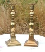 § paire de chandeliers en laiton napoleon 3, Antiek en Kunst, Antiek | Kandelaars, Ophalen of Verzenden