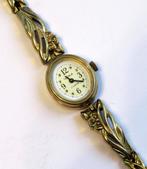 Retro vergulden handopwind dames horloge met mooie armband, Ophalen of Verzenden