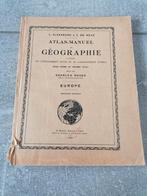 ZELDZAME Atlas-Handleiding Geografie Europa 1939 herzien 194, Ophalen of Verzenden