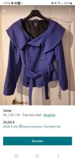 Jolie veste violet  avec ceinture., Ophalen