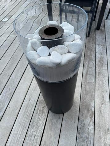 Cheminée sur pied au bioéthanol, Huis en Inrichting, Haarden, Ophalen, Gebruikt, Vrijstaande haard, Overige soorten