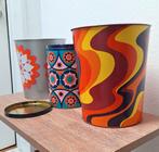 Set 3 vintage 70's tonnen Tomado/ Simel, Ophalen of Verzenden, Huis en Inrichting