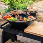 BBQ Plancha Grill Big Jack Blackline Barbecue 80 dia Nieuw, Tuin en Terras, Houtskoolbarbecues, Ophalen of Verzenden, Nieuw, RJRoyal Living