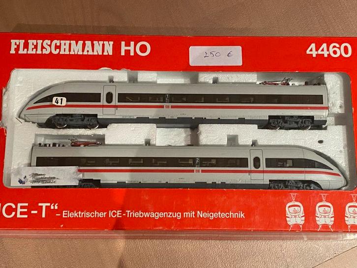 Fleischmann miniatuurtrein HO ICE-T trein, Hobby en Vrije tijd, Modeltreinen | H0, Zo goed als nieuw, Treinset, Gelijkstroom of Wisselstroom