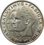 België 50 francs 1960 zilveren koninklijk huwelijk, Zilver, Zilver, Ophalen, Losse munt