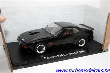 Porsche 924 Carrera GT 1981 Black 1/18 Model Car Group beschikbaar voor biedingen