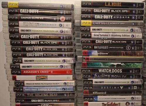 134x PS3 games, lotje opruiming, Games en Spelcomputers, Games | Sony PlayStation 3, Gebruikt, Overige genres, 2 spelers, Vanaf 7 jaar