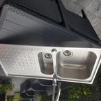 Dubbele spoelbak, Huis en Inrichting, Keuken | Keukenelementen, Ophalen