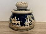Antieke pot met deksel van Duitse zandsteen, Antiek en Kunst, Antiek | Keramiek en Aardewerk, Ophalen of Verzenden