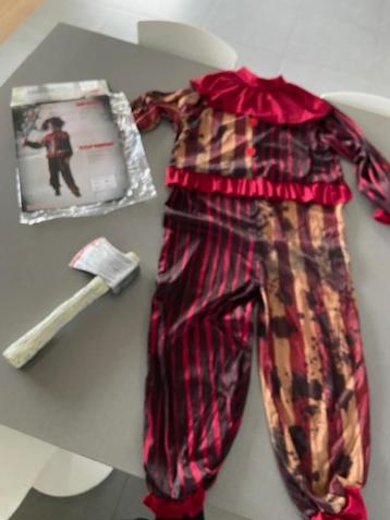 Halloweenkostuum - kind - enge clown beschikbaar voor biedingen