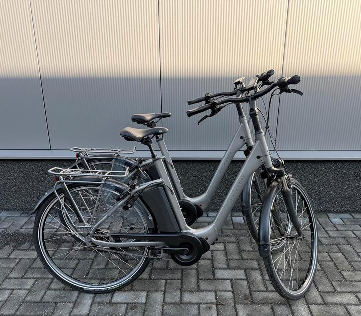 Set Kalkhoff Agutta middenmotor elektrische fietsen, Fietsen en Brommers, Elektrische fietsen, Zo goed als nieuw, Ophalen