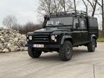 Land Rover Defender 130, Auto's, Land Rover, Zwart, 4 cilinders, Leder en Stof, Zwart