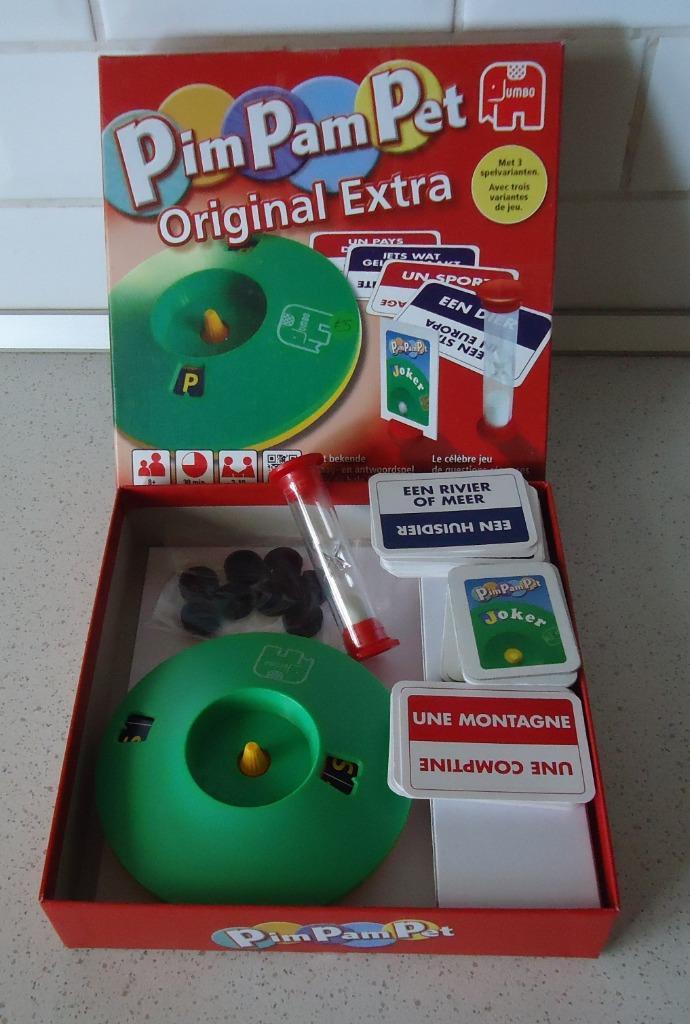"Pim Pam Pet" Original EXTRA van Jumbo in prima staat !, Hobby en Vrije tijd, Gezelschapsspellen | Overige, Zo goed als nieuw