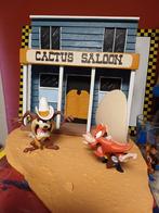 Saloon Taz en Sam Atlas-scène, Verzamelen, Stripfiguren, Ophalen of Verzenden, Looney Tunes, Beeldje of Figuurtje