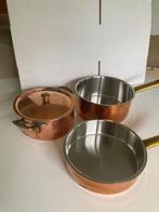 Koperen kookset Spring - Culinox, Ophalen of Verzenden, Zo goed als nieuw, Pannenset