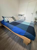 Lit double avec Matelas, 140 cm, Enlèvement, Utilisé, 200 cm