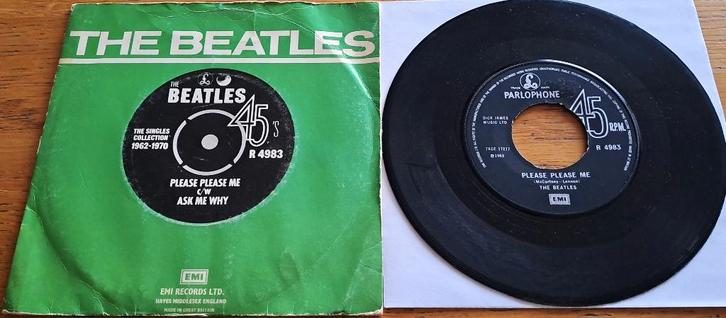 THE BEATLES  – Please Please Me / Ask Me Why ( 45T Beat ), CD & DVD, Vinyles | Pop, Enlèvement ou Envoi