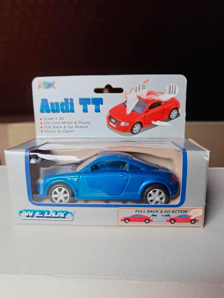 Welly au 1/36e Audi TT Coupé., Hobby & Loisirs créatifs, Voitures miniatures | Échelles Autre, Comme neuf, Enlèvement ou Envoi