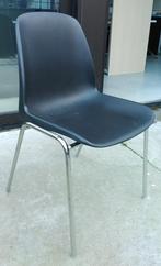 stapelbare stoel Dipiplast (21 stuks), Vijf, Zes of meer stoelen, Metaal, Gebruikt, Zwart