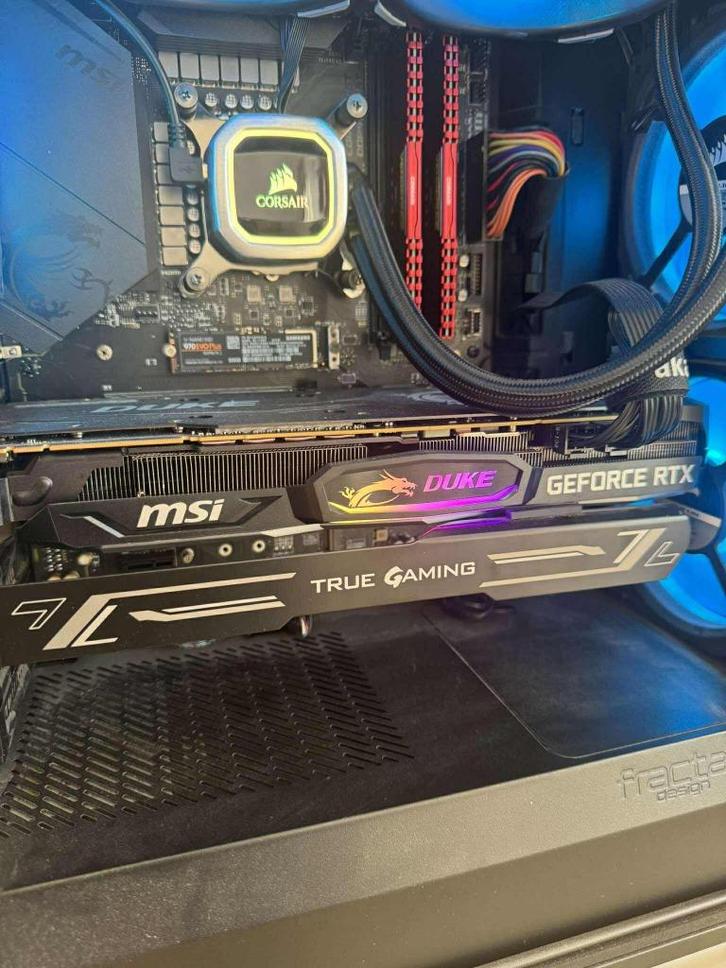 rtx 2080, Computers en Software, Videokaarten, Zo goed als nieuw, Nvidia, GDDR6, HDMI, DisplayPort, Ophalen of Verzenden