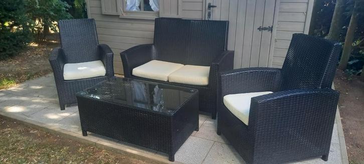 Loungeset Tuin of Veranda, Tuin en Terras, Tuinsets en Loungesets, Zo goed als nieuw, Tuinset, Ophalen