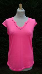 fel (fluo) roos t-shirt speciale hals rug strass vleugels, Vêtements | Femmes, Manches courtes, Rose, Enlèvement ou Envoi, Neuf