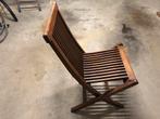 8 chaises de jardin en bois véritable (acacia), Comme neuf, Enlèvement